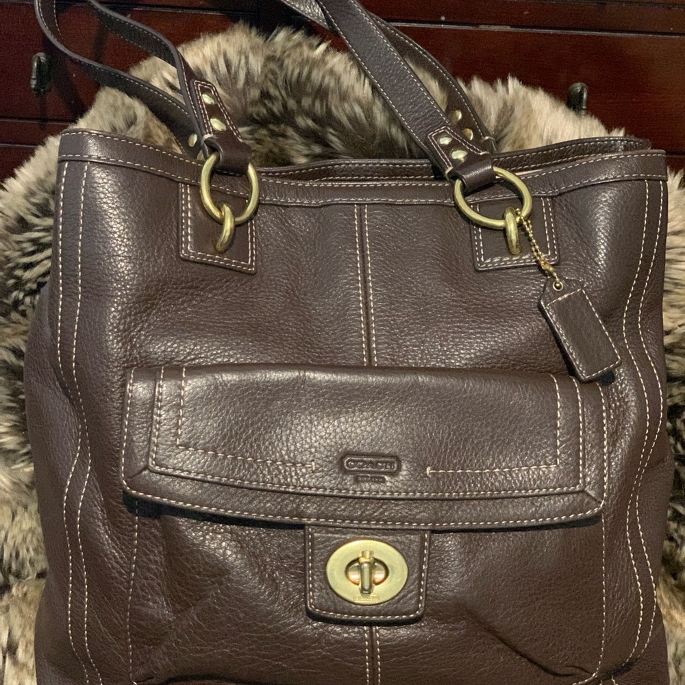 Coach Brown Leather Hobo